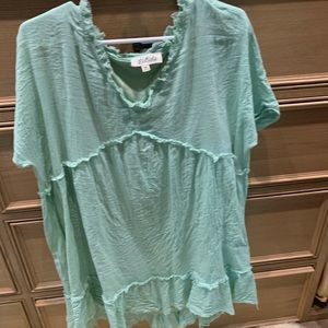 Seafoam green T-shirt dress